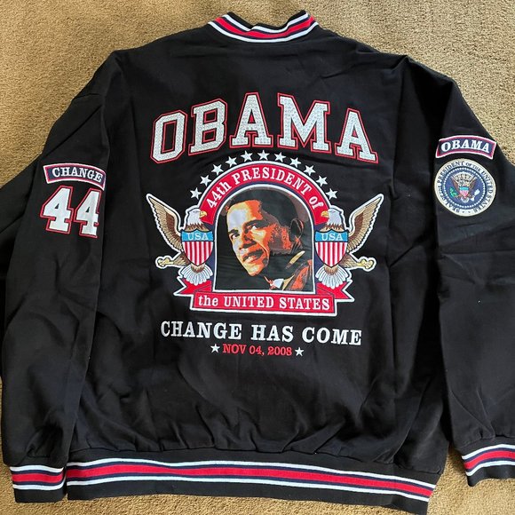 NWT BIG BOY PRESIDENT BARACK OBAMA JACKET LIMITED EDITION - Picture 2 of 3